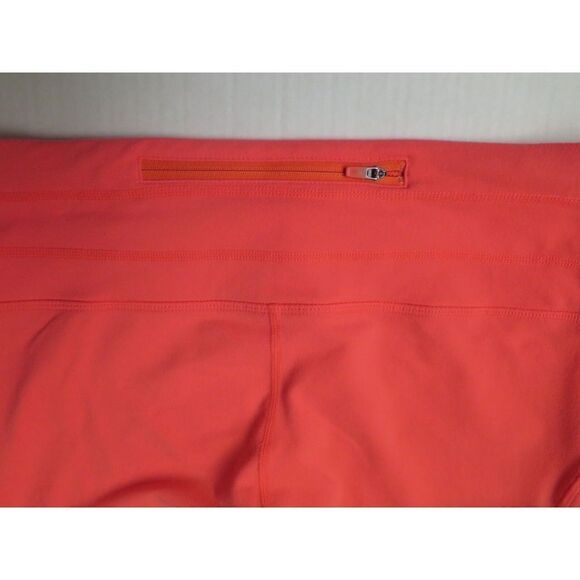 Athleta 862109 11 Women's Sz S Coral Relay Banded Cuff Capris - Picture 5 of 10